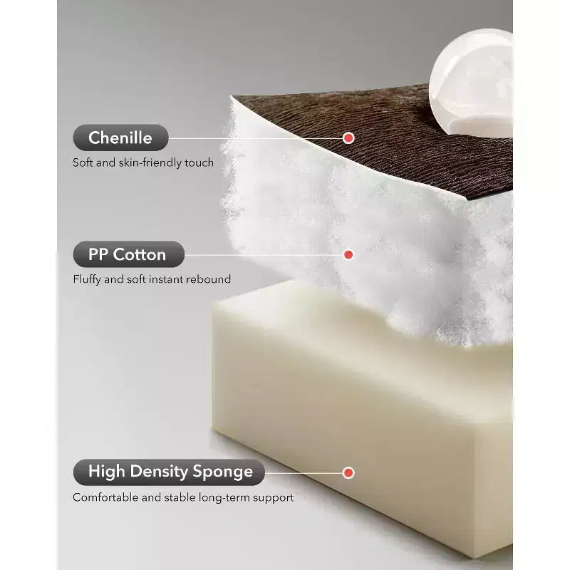 COZONY Poltrona reclinabile girevole a dondolo per adulti, sedia a dondolo imbottita in ciniglia, inclinazione manuale, poggiapiedi, girevole a 360°, soggiorno/cameretta