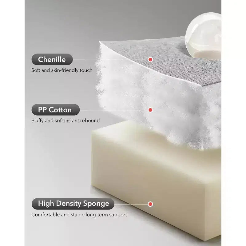 COZONY Poltrona reclinabile girevole a dondolo per adulti, sedia a dondolo imbottita in ciniglia, inclinazione manuale, poggiapiedi, girevole a 360°, soggiorno/cameretta