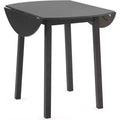 VINGLI 35 Solid Wood Folding Dining Table, Expandable Folding Round Table for Home, Brown.