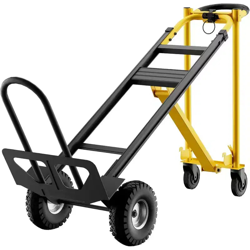Carrello con ruote, capacità 360 kg, carrello pieghevole per impieghi gravosi, carrello multiuso rotante per il trasporto e lo spostamento in casa, magazzino, supermercato