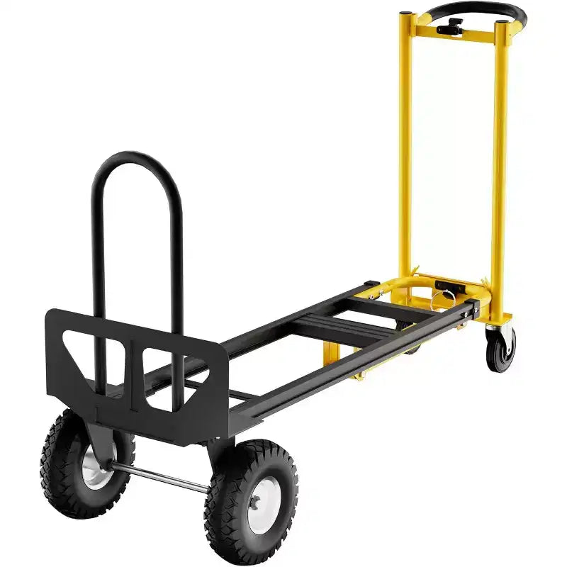 Carrello con ruote, capacità 360 kg, carrello pieghevole per impieghi gravosi, carrello multiuso rotante per il trasporto e lo spostamento in casa, magazzino, supermercato