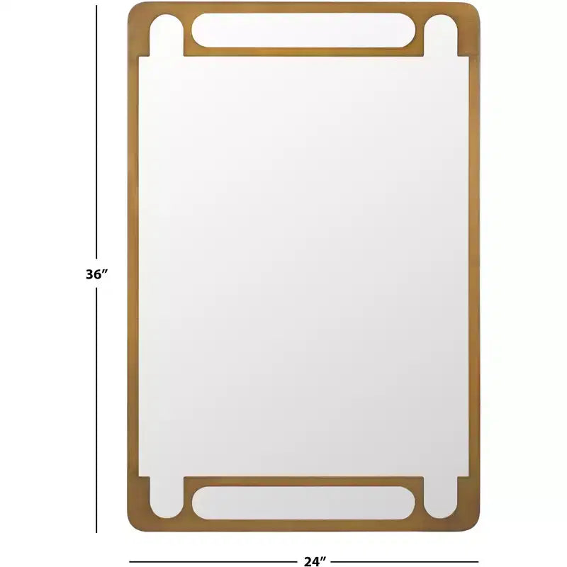Specchio da parete oro antico 24 x 36 pollici