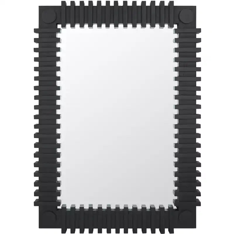 Brom Mirror - 25.8 x 36 - MRR9037 - Black - Safavieh