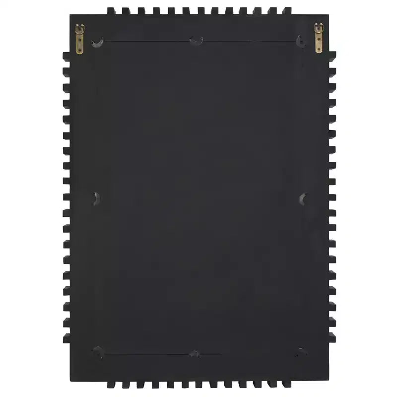 Specchio da parete rettangolare nero 25,8 x 36 pollici