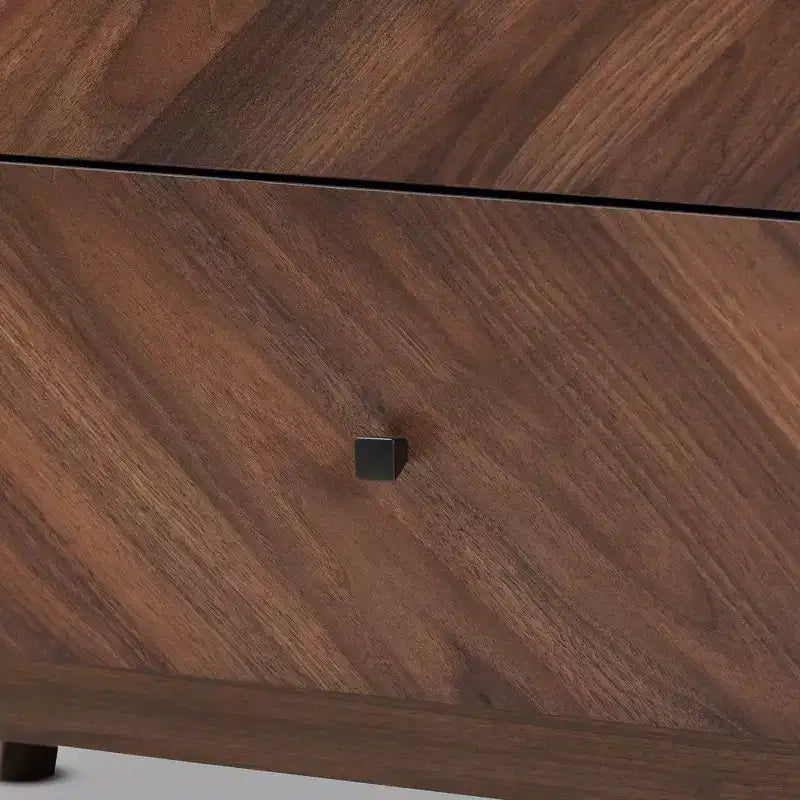 Cassettiera Hartman a 3 cassetti in legno – Organizer da camera color noce