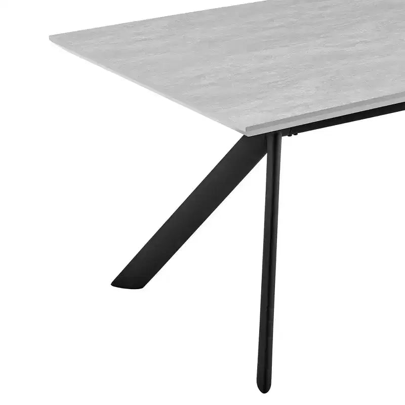 Tavolo da pranzo Armen Living 63 Margot con piano rettangolare