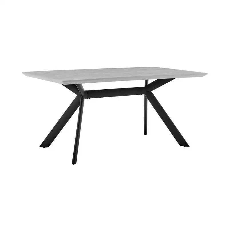 Tavolo da pranzo Armen Living 63 Margot con piano rettangolare