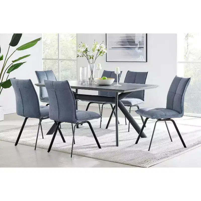 Tavolo da pranzo Armen Living 63 Margot con piano rettangolare