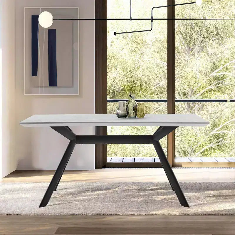 Tavolo da pranzo Armen Living 63 Margot con piano rettangolare