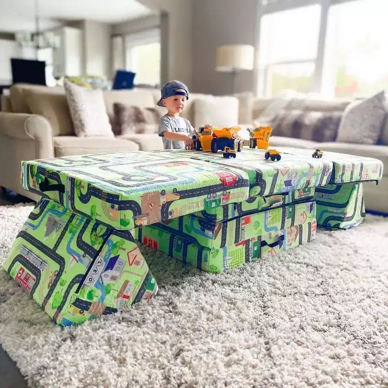 Divano e tappeto lounge per bambini